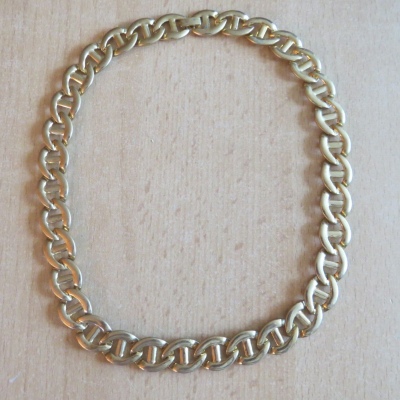 Kette Collier goldfarben breit