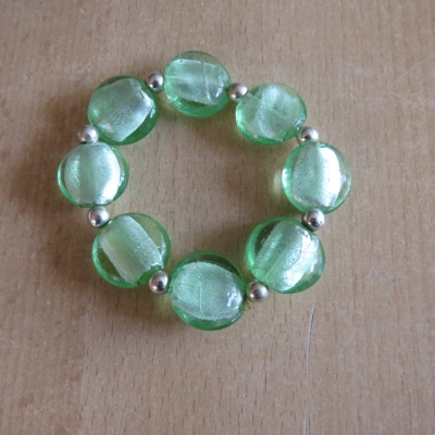 Armband Glassteine und Perlen